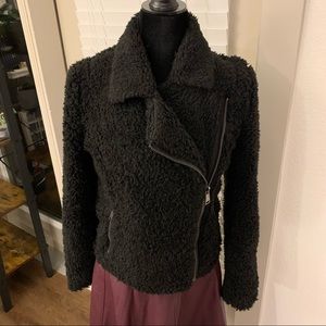 Black Sherpa Express Moto Jacket